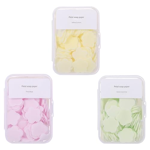 300pcs Portable Hand Washing Soap Sheets (Mix)