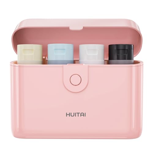 Travel Bottles TSA 4x2oz With Case Leak (Pink)