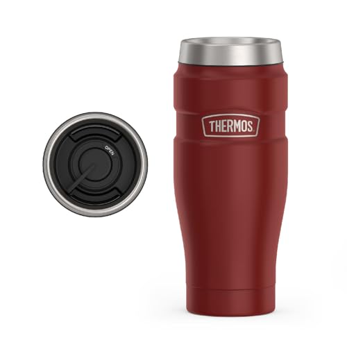 Stainless King Stainless Steel Tumbler (Rustic Red / 16 ounces / No Handle)