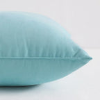 Tiny Pillows Down Alternative 7"x11" Microfiber Mini Pillow for Travel (Aqua / 11"x7")