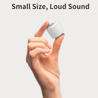 Mini Portable Sound White Noise Machine Baby Patter for Sleep with 30 Soothing Sounds for Baby Kids Adults 32 Volume Levels Sleep Soother Auto (White)