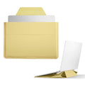Laptop Carry Sleeve with Stand &Smart Storage for 14" Laptop for Work (Panna Cotta / 14 Inch)