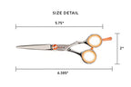 Centrix Roc It Dog Professional Stylist 5.75” Hair Cutting Shear and 30T Thinning Scissor Duo Set (R 575 & RT 30)