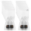 12 Pcs Portable Travel Shoe Bags (White)