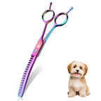 Curved Chunkers Dog Grooming Scissors (A-6.5 inch-Chunker)
