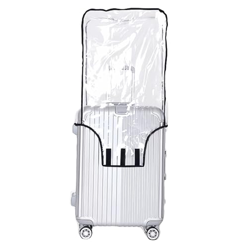 Luggage Protector Suitcase Cover PVC Waterproof Travel Suitcase Fits Most 20" to 30" (20" (13.8"L x 9.1"W x 20.9"H))