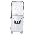 Luggage Protector Suitcase Cover PVC Waterproof Travel Suitcase Fits Most 20" to 30" (20" (13.8"L x 9.1"W x 20.9"H))