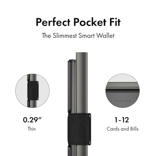 Aluminum Cardholder Wallet for Men (Graphite)