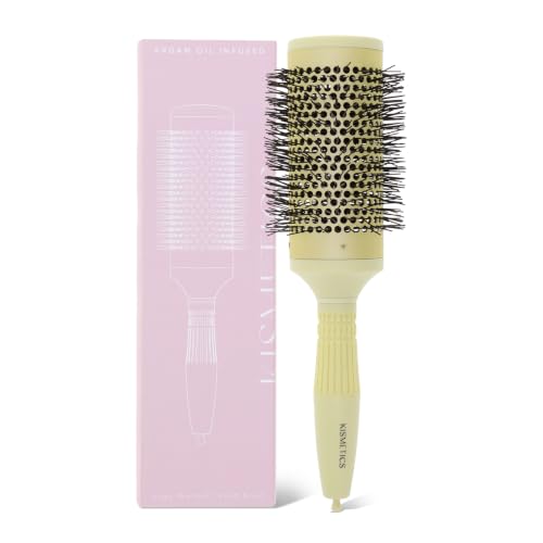 Large Round Brush for Blow Drying (Olive green)