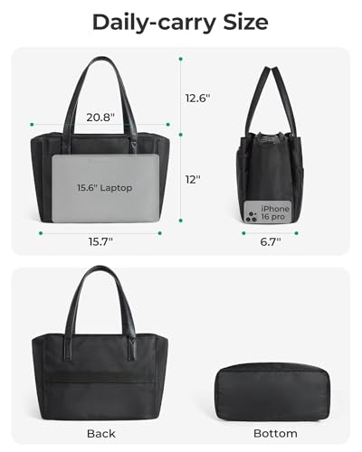 Tote Bag for Women Work (Navy Blue)