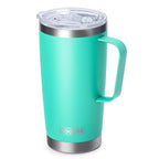 Travel Coffee Mug with Lid (teal-A / 20 Ounces)