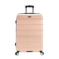 Melbourne Hardside Expandable Spinner Wheel Luggage (Champagne / Checked Large 28")