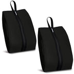 Shoe Bag for Travel (Black-hei / 16.5 × 9.8 Inches | 2-Pack)