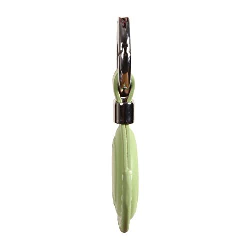Genuine Leather Keychain Holder Compatible with Tag ([1 Pack] Green V2.0)