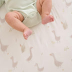 Charlie Farmhouse Goose Crib Fitted Sheet (Farmhouse Goose)
