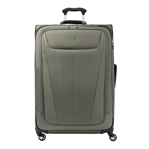 Maxlite 5 Softside Checked Luggage Spinner (Checked-Large 29-Inch / Slate Green)