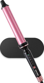 1.5 Inch Curling Wand for Loose Beach Waves (1.5" Pink&Black)