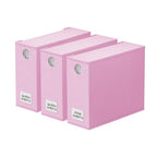 3 Pack Bed Sheet Organizers and Storage (3 Pack / Pink)