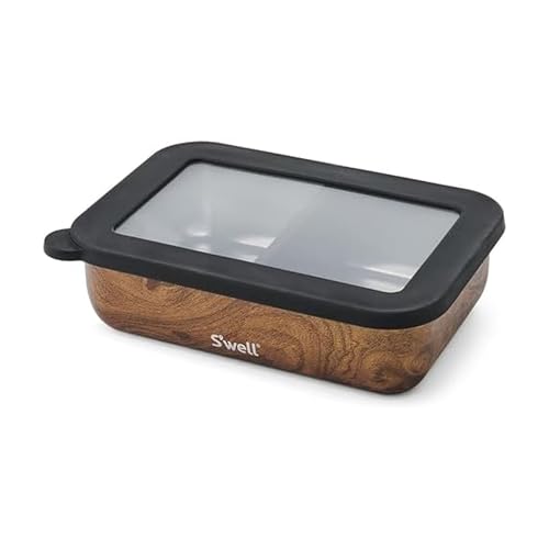 Stainless Steel Bento Box (Teakwood)