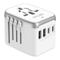 Universal International Power Travel Plug Adapter (White Grey)