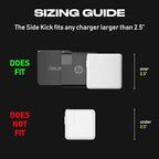 Reel The Side Kick Collapsible Charger Organizer and Travel Accessory (White)