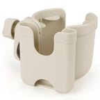 Stroller Cup Holder with Phone Holder (All Off White)