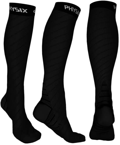 Physix Gear Compression Socks (Black / XX-Large)