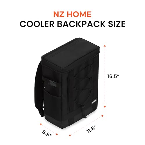 Insulated Cooler Backpack Portable Lightweight Leak Proof Waterproof Multiple Compartments Thermal Bag with Bottle Wine Holder for Beach Travel Camping Hiking Picnic Lunch (Backpack)