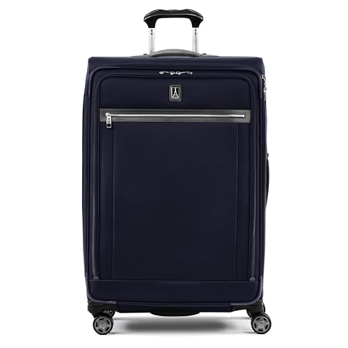 Platinum Elite Checked Luggage Spinner (Checked-Large 29-Inch / Dark Blue)