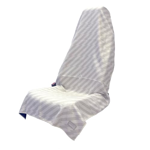Athletic Running Towel (Velocity Blitz Cream W/ Snaps)
