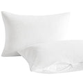 Toddler Pillows with Pillowcases Set (White (Velvet) / 13x18 Inch (Pack of 2))