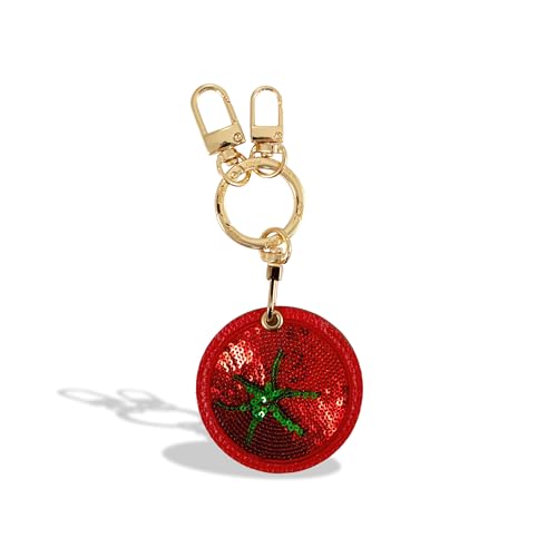 Keychain Case Compatible with Apple AirTag (Tomato)