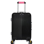 Neoprene Luggage Handle Wraps for Traveling Bright Color Luggage Tags (Light Pink)