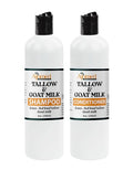 Beef Tallow & Goat Milk Shampoo and Conditioner Set (Shampoo & Conditioner 8 Oz)