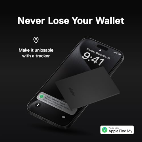 Aluminum Cardholder Wallet for Men (Brushed Black)