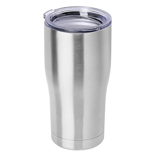 20oz Tumbler with Lid Stainless Steel Tumblers Bulk (Stainless Steel / 1 count)