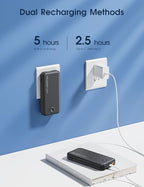 Portable Charger 10000mAh Fast Charging w (Black)