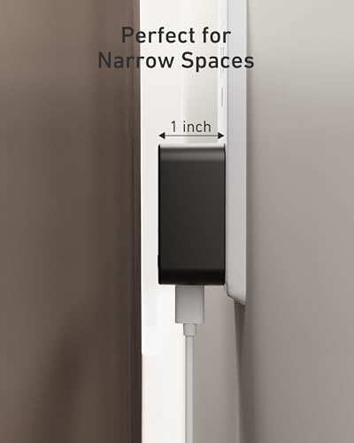67W Flat USB C Charger Block (Black)