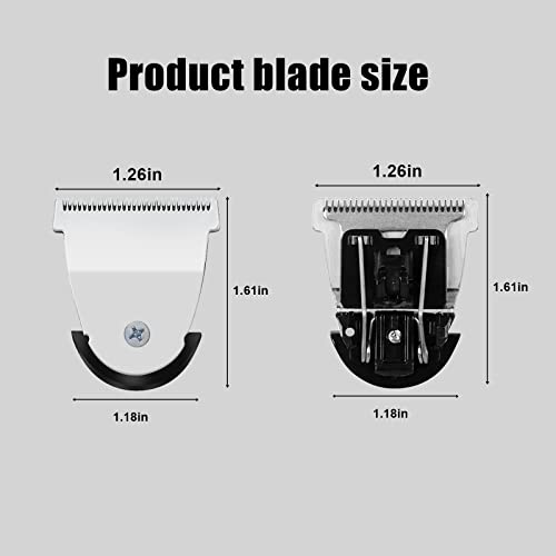 2 Pack Professional Detachable Hair Clipper Replacement Blades #2111 Blade Compatible with Wahl Mag Trimmers 8841 (2pcs)