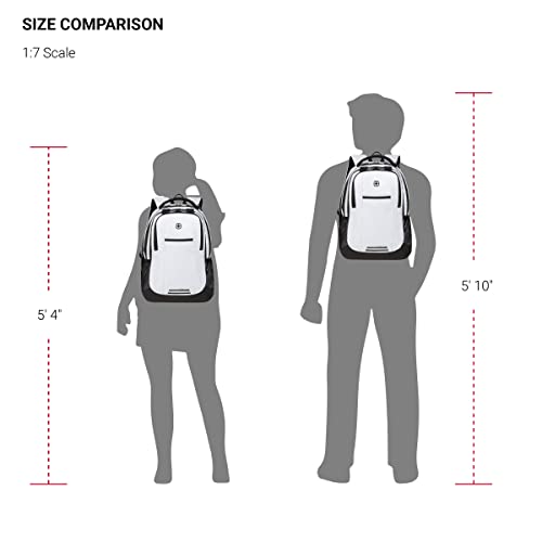 Cecil 18 Inch Laptop Backpack Fits 16 (18-Inch / White)