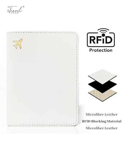 Passport Holder for Travel Essentials (Cream)