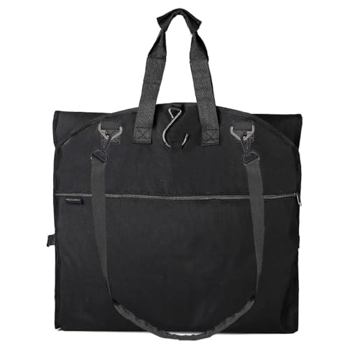 66" Versatile Travelling bags Wedding Dress Travel Garment Bag Tri (66 inch Black)