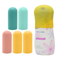 5 Pack Silicone Bottle Covers Travel Essentials for Women Men (5 Pack)