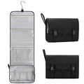 Travel Hanging Toiletry Bag for Men Women Travel Kit Shaving Bag (01 Black / Large)