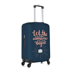 Let The Adventure Begin Luggage Cover Washable Suitcase Protector (Medium / Adventure)