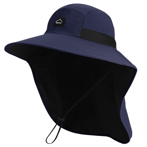Outdoor Sun Hat for Men Women (1pack-navy Blue)