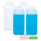 8oz Leak Proof Plastic Bottles with Caps (Translucent / 8oz)