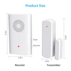 Wireless Door Chime (1 Receiver +4Sensors)