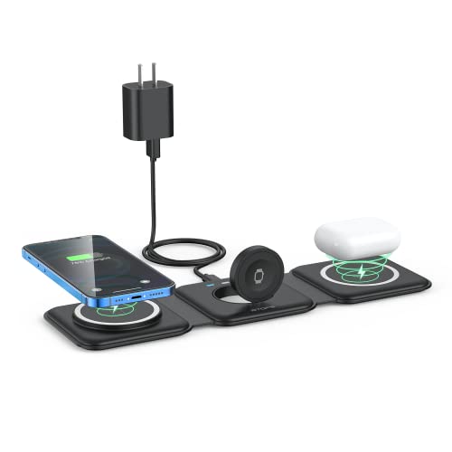 3 in 1 Wireless Charging Station for Apple (black)