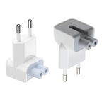 DuckHead Mac European Plug Adapter for MacBook Power Adapter Brick (European Travel Adapter Plug / White02)